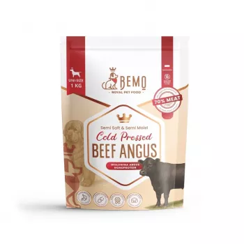 BEMO pienso seco prensado en frío de ternera Angus Mono para perros - 1kg