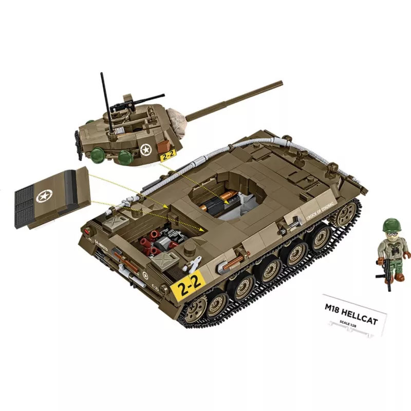 COBI Klocki M18 Hellcat 1026 bloques set de construcción