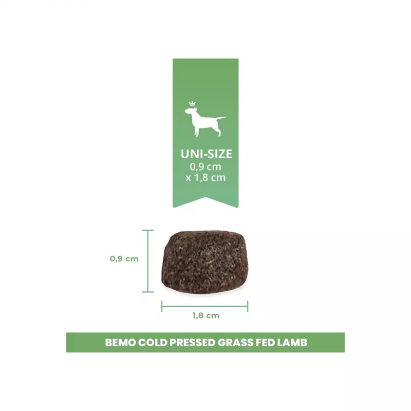 BEMO cordero de pastoreo prensado en frío - pienso seco para perros - 3kg