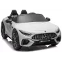 LEAN CARS Mercedes AMG SL63 coche montable a batería blanco