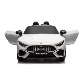 LEAN CARS Mercedes AMG SL63 coche montable a batería blanco