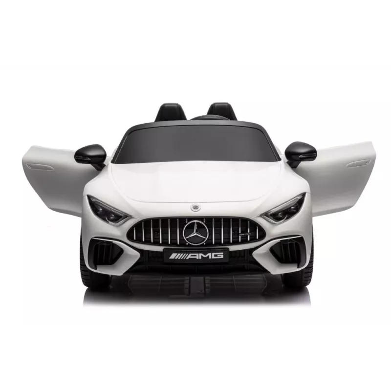 LEAN CARS Mercedes AMG SL63 coche montable a batería blanco