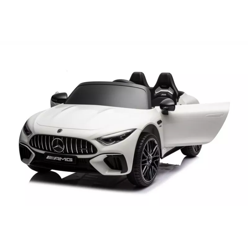 LEAN CARS Mercedes AMG SL63 coche montable a batería blanco