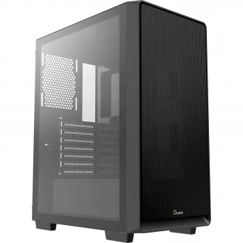 Ocypus Gamma C60 negro caja de PC semitorre con ventana lateral de cristal templado