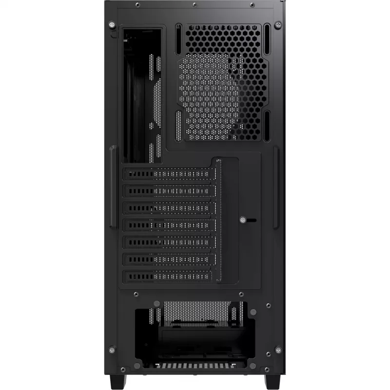 Ocypus Gamma C60 negro caja de PC semitorre con ventana lateral de cristal templado