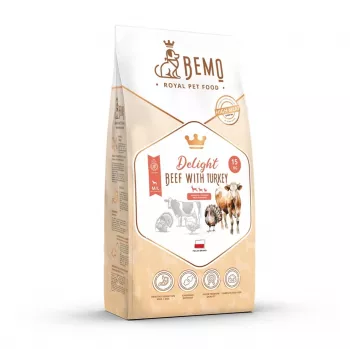 BEMO Delight ternera con pavo pienso seco para perros 15kg