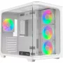 Ocypus Iota C70 Curve ARGB Digital blanco caja de PC semitorre con cristal panorámico 270°