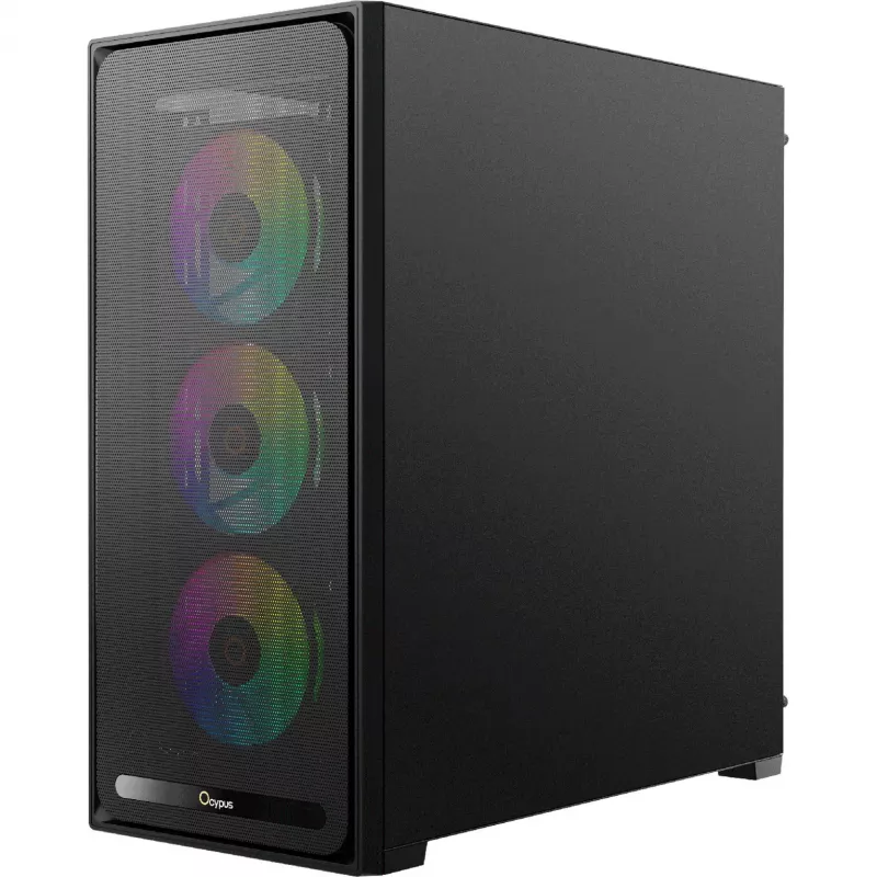 Ocypus Delta C70 ARGB negro caja semitorre con cristal panorámico