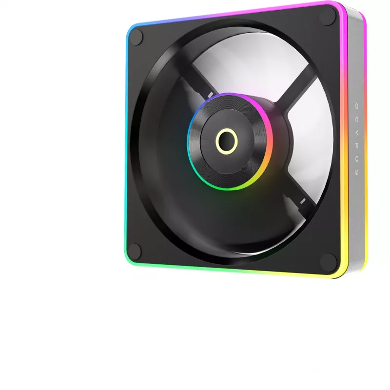 Ocypus Sigma F12 ARGB Ventilador de caja de 120 mm, Negro