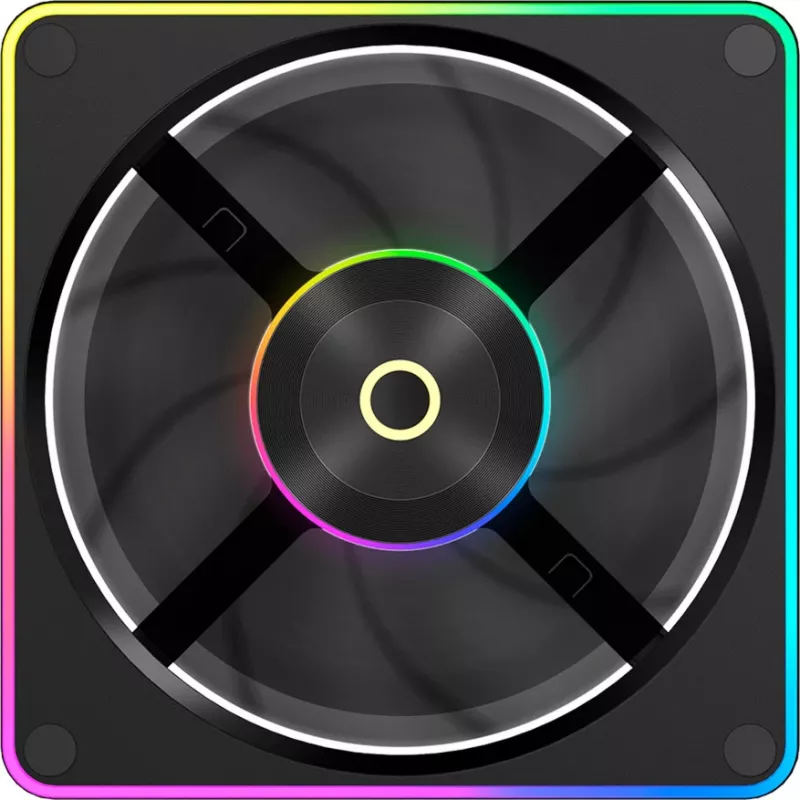 OCYPUS Sigma F12 ARGB Reverse ventilador de caja PWM 120mm - negro