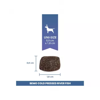 BEMO Alimento seco prensado en frío para perros Mono pescado de río 1kg