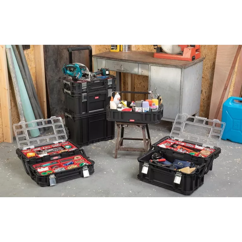 Keter Organaizers Connect Organizador 54x30,2x11,4cm Organizador de herramientas y piezas pequeñas