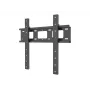HI-ND MOUNTS WM1200-0101-02 Soporte de pared de acero para cargas pesadas con cerradura para pantallas planas de 43-55 pulgadas, VESA 200x200 a 400x400, 50 kg
