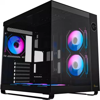 Ocypus Iota C70 ARGB Negro Caja semitorre con cristal panorámico