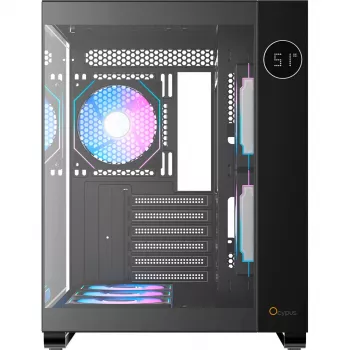 Ocypus Iota C70 ARGB Negro Caja semitorre con cristal panorámico