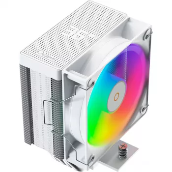 OCYPUS Gamma A40 ARGB Digital Disipador de CPU de perfil bajo - Blanco, 100 mm