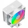 OCYPUS Gamma A40 ARGB Digital Disipador de CPU de perfil bajo - Blanco, 100 mm