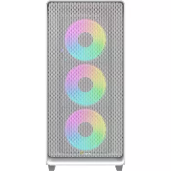 Ocypus Gamma C60 ARGB Caja semitorre blanca con cristal templado