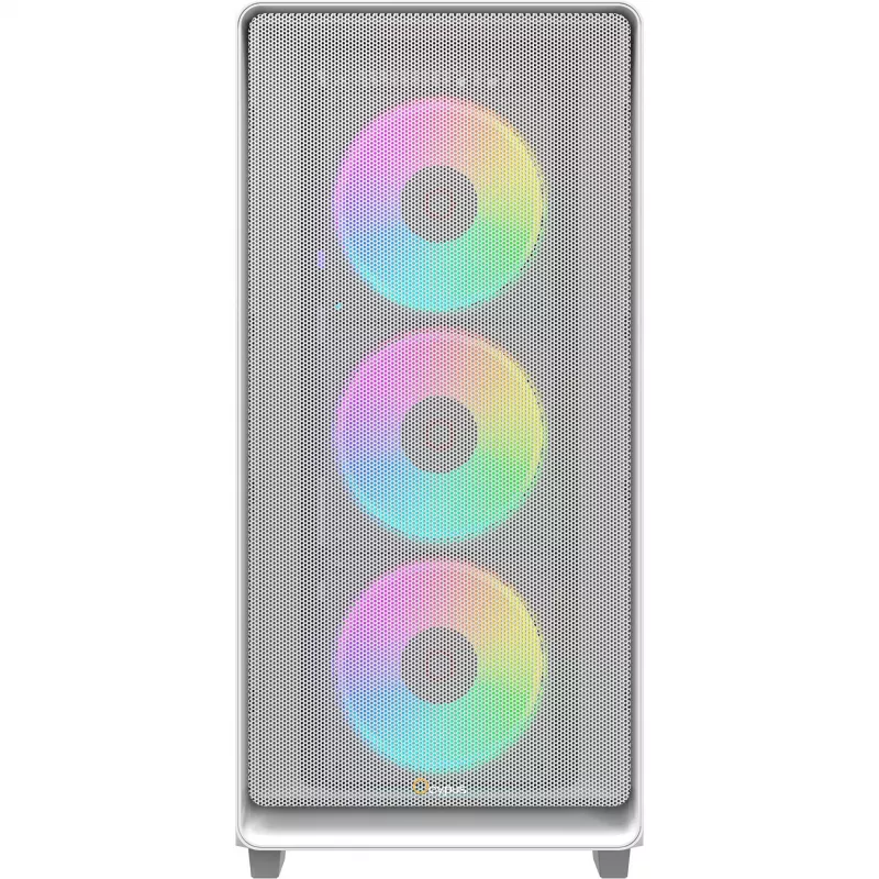 Ocypus Gamma C60 ARGB Caja semitorre blanca con cristal templado