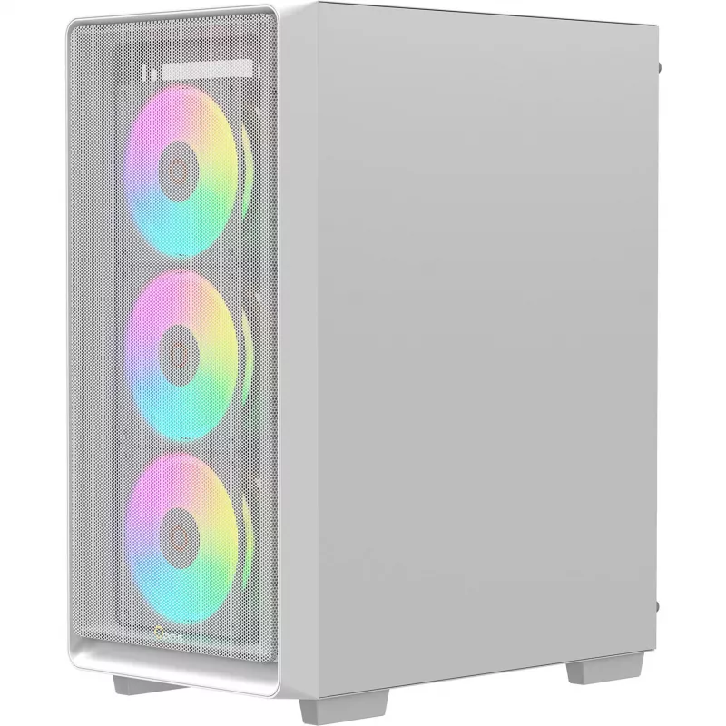 Ocypus Gamma C60 ARGB Caja semitorre blanca con cristal templado