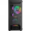 Ocypus Gamma C50 ARGB Negro Caja con cristal templado semitorre