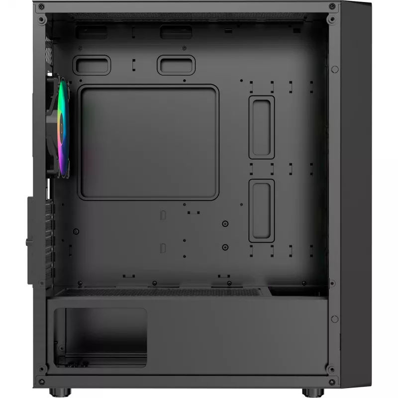 Ocypus Gamma C50 ARGB Negro Caja con cristal templado semitorre