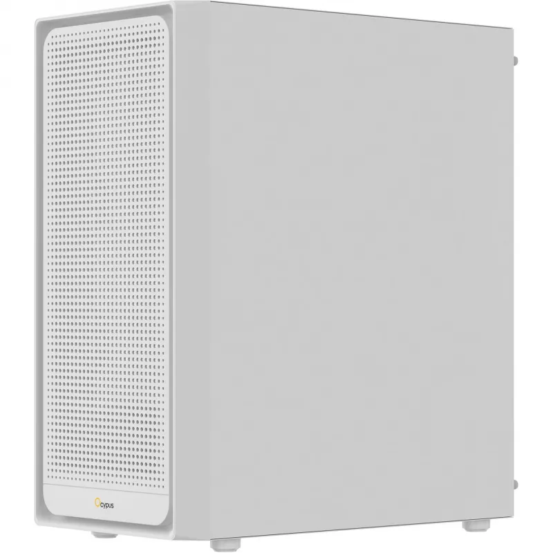 Ocypus Gamma C50 Caja de PC blanca con cristal templado, semitorre