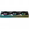 Ocypus Sigma F36 ARGB Ventilador triple de 365 mm con marco único, Negro