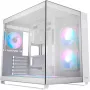 Ocypus Iota C70 ARGB Caja semitorre blanca con cristal panorámico