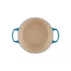 Le Creuset Signature olla redonda de hierro fundido, 26 cm, 5,3 L, Marseille Blau