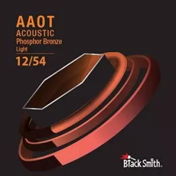 BlackSmith AAPB-1254 cuerdas para guitarra acústica Light de bronce fosforado, pack de 3 (12-54)