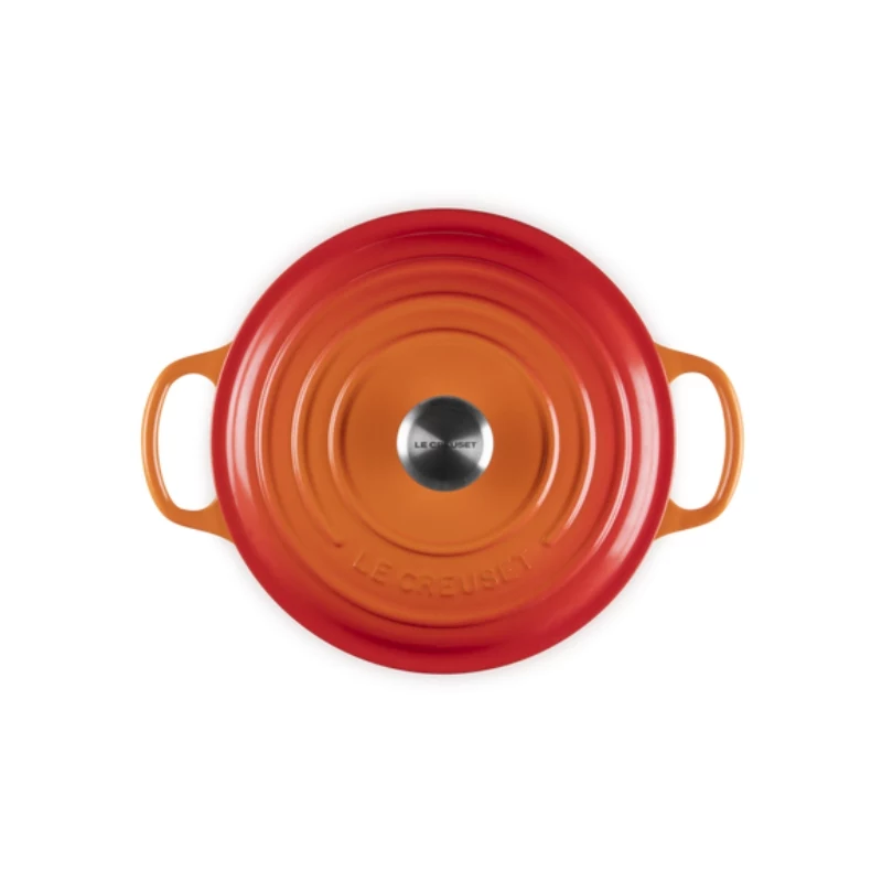 LE CREUSET Olla redonda de hierro fundido 34cm 12L Naranja
