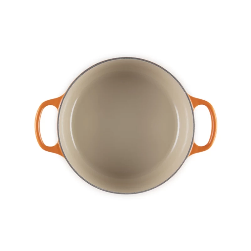 LE CREUSET Olla redonda de hierro fundido 34cm 12L Naranja