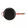 Sartén de hierro fundido LE CREUSET con mango de madera 28 cm Rojo