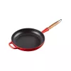 Sartén de hierro fundido LE CREUSET con mango de madera 28 cm Rojo