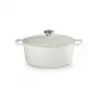 LE CREUSET Olla redonda de hierro fundido esmaltado 34cm 12L Crema