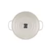 LE CREUSET Olla redonda de hierro fundido esmaltado 34cm 12L Crema