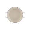 LE CREUSET Olla redonda de hierro fundido esmaltado 34cm 12L Crema