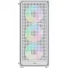 Ocypus Gamma C50 ARGB Caja de PC semitorre blanca, cristal templado, 3 ventiladores ARGB