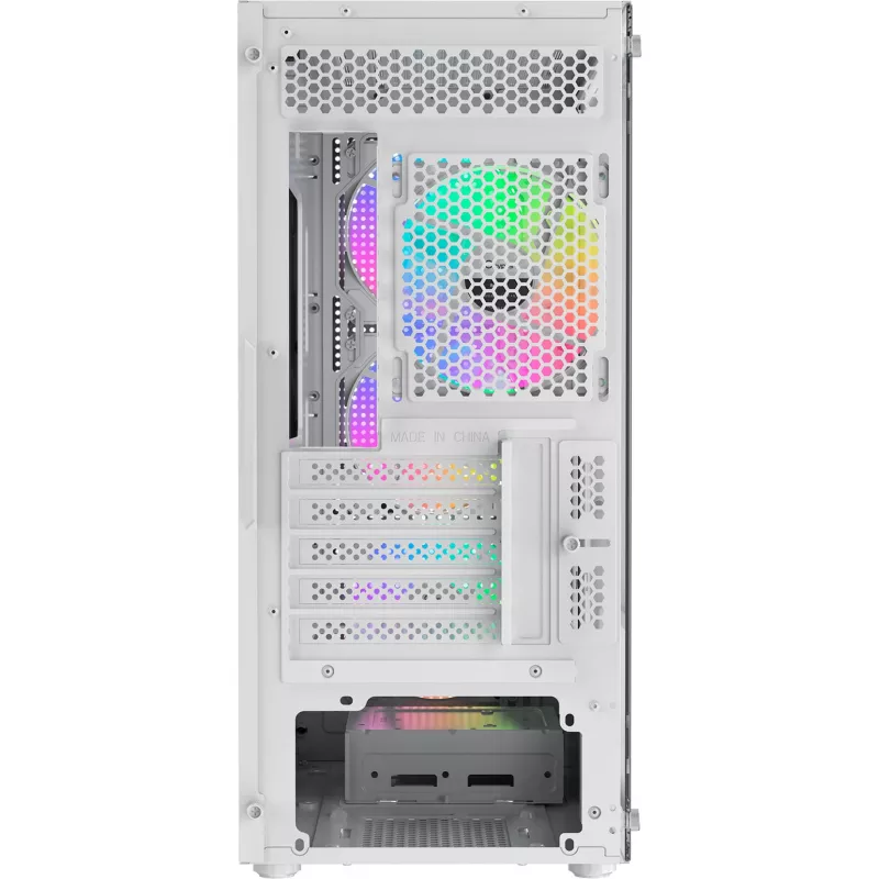 Ocypus Gamma C50 ARGB Caja de PC semitorre blanca, cristal templado, 3 ventiladores ARGB