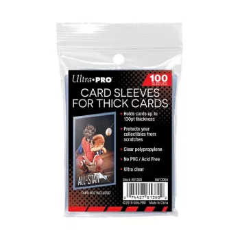 Fundas blandas para cartas Ultra Pro 100x152mm (pack de 100) 157325