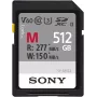Tarjeta de memoria Sony M-Series SDXC 512GB UHS-II, C10, U3, V60 (SFM512.SYM)