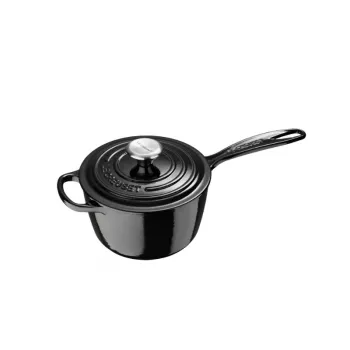 LE CREUSET Cazo de hierro fundido 16cm 1,5L Negro