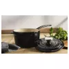LE CREUSET Cazo de hierro fundido 16cm 1,5L Negro