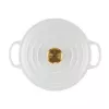 LE CREUSET olla de hierro fundido redonda 24cm 4,2L Blanco