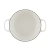 LE CREUSET olla de hierro fundido redonda 24cm 4,2L Blanco