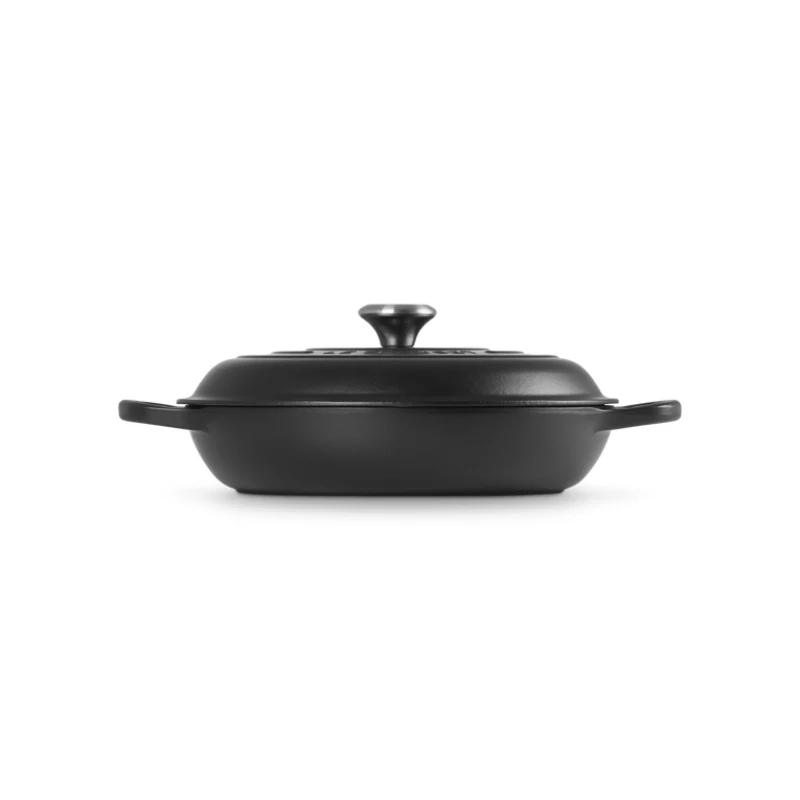 LE CREUSET Sartén de hierro fundido 30cm 3,5L negro mate