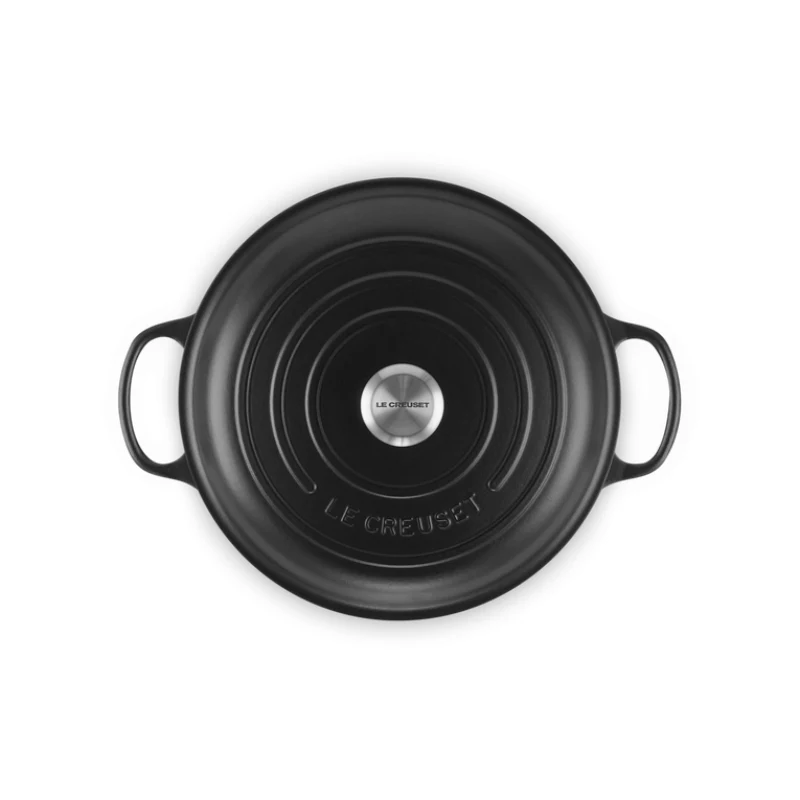 LE CREUSET Sartén de hierro fundido 30cm 3,5L negro mate