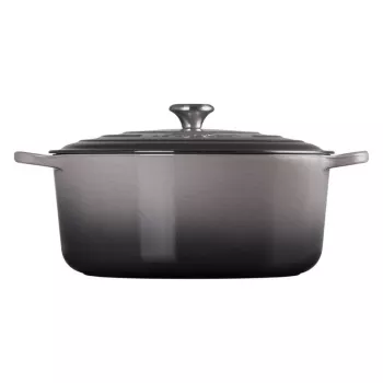 LE CREUSET Olla redonda de hierro fundido 34cm 12L gris