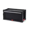 KETER DIY Caja de herramientas con 1 cajón, 56,2x28,9x26,2 cm, acero, negro con detalles rojos
